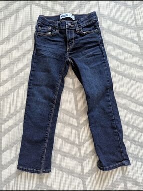 Old Navy Kids Dark Wash Skinny Jeans (Size 4T)
